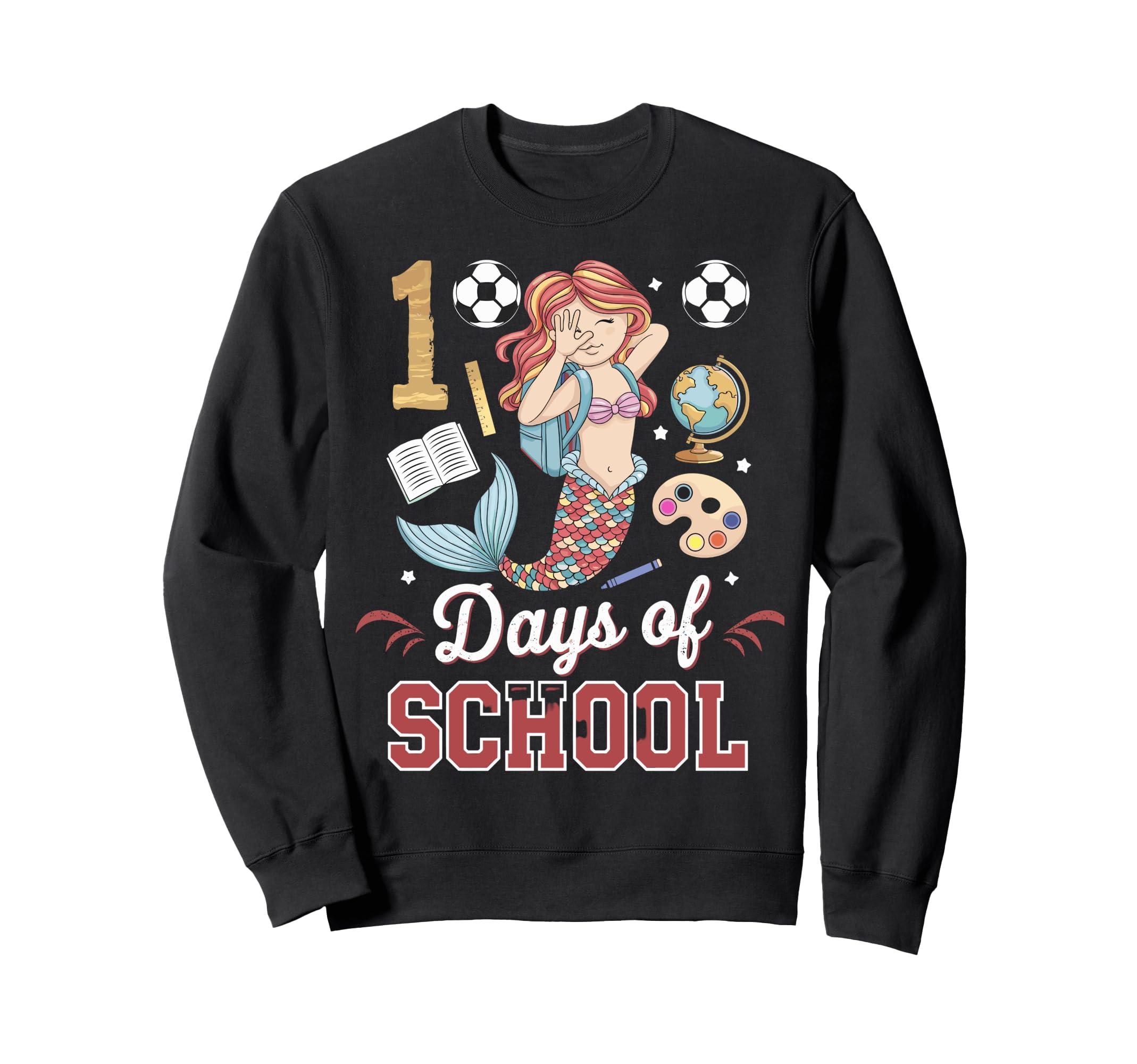 100 Day School Old Costume 100 Sweatshirt - Unique Graphic Men Women