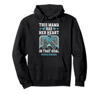 Proud Hockey Goalie Mama Ice Hockey Hoodie - Trendy Graphic Men Women