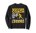 Soccer Coaching Training Trainer Sweatshirt - Trendy Graphic Men Women