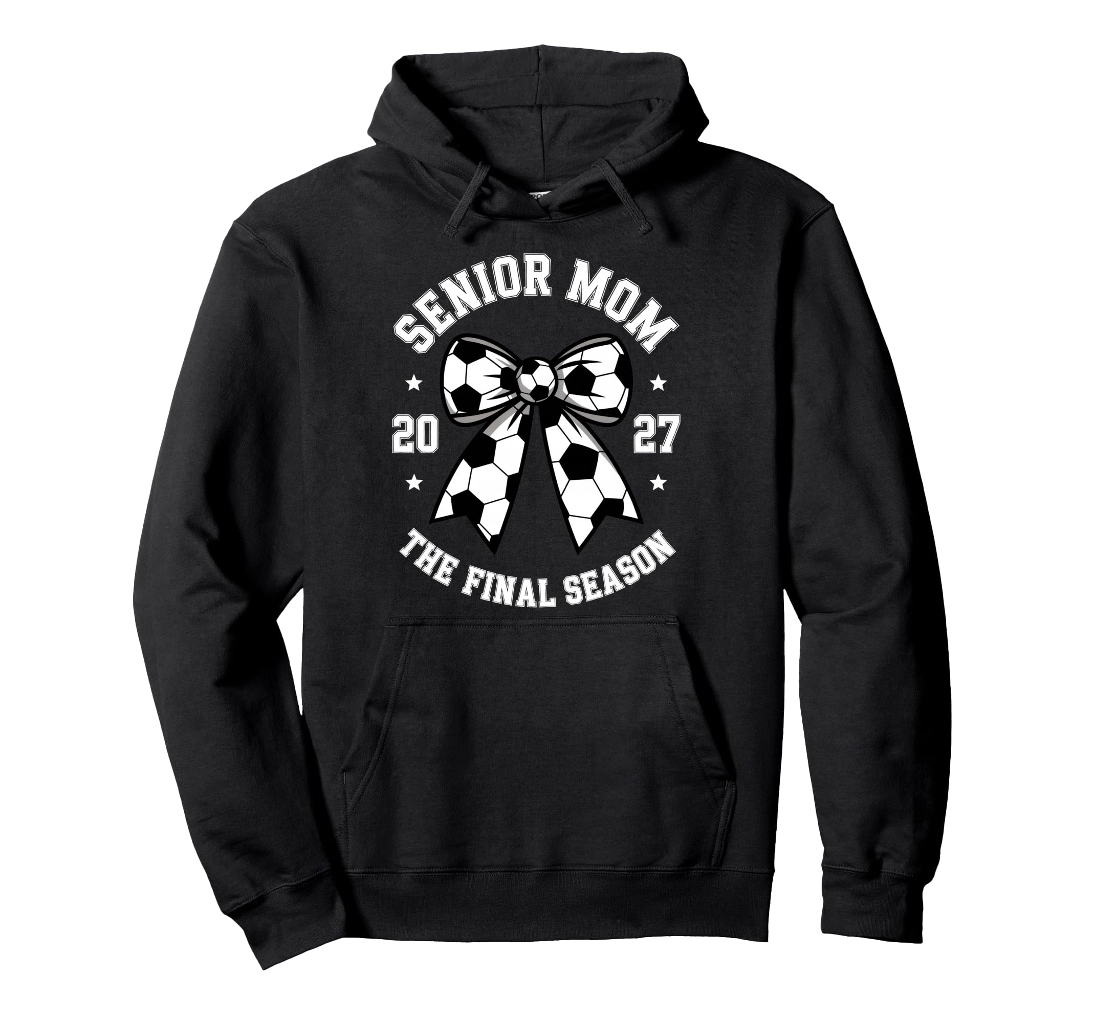 Senior Mom Soccer Class 2027 Womens Hoodie - Streetwear Style for Adults