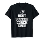 Best Soccer Coach Ever T-Shirt - Graphic Print for Adults