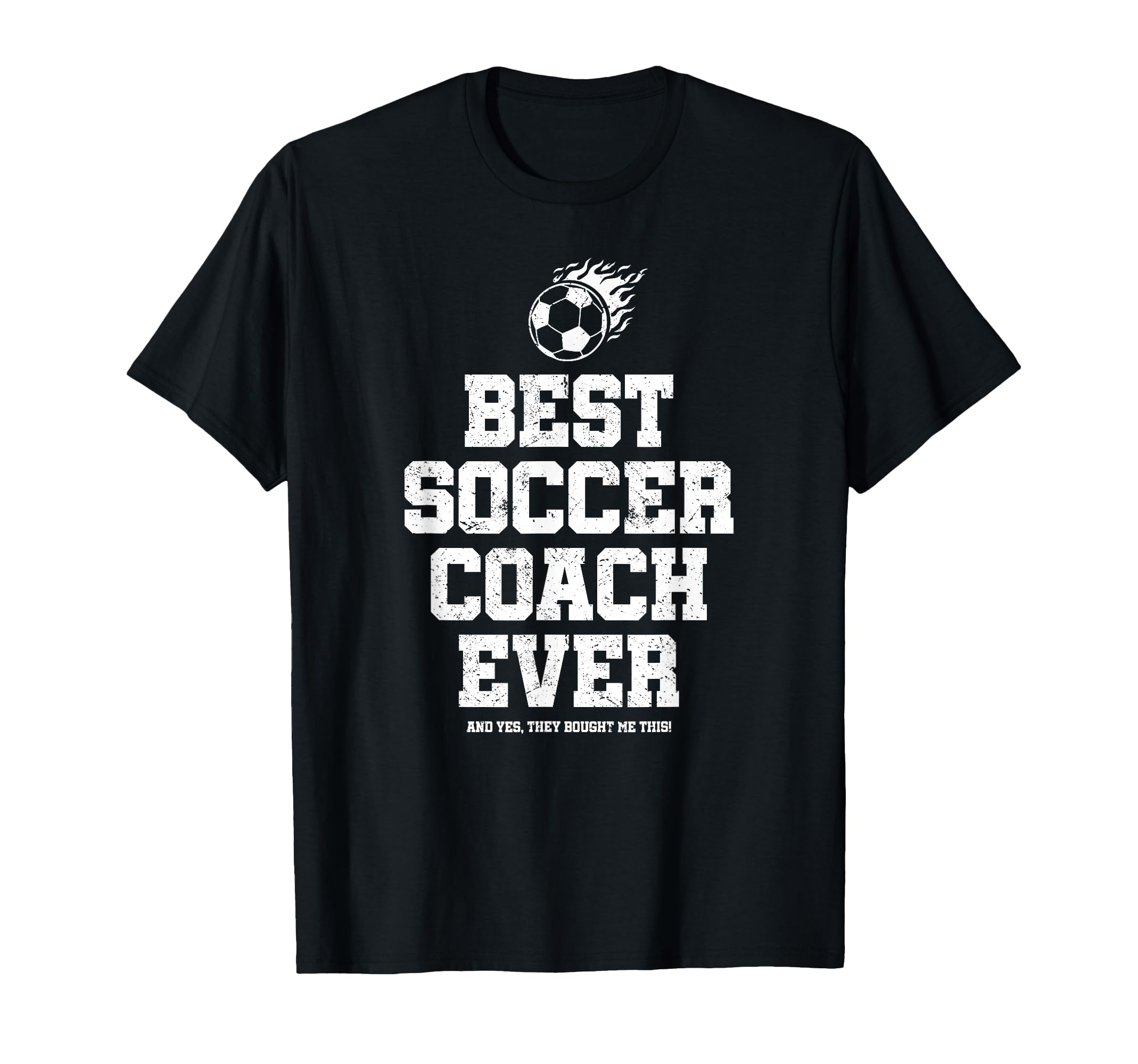 Best Soccer Coach Ever T-Shirt - Graphic Print for Adults