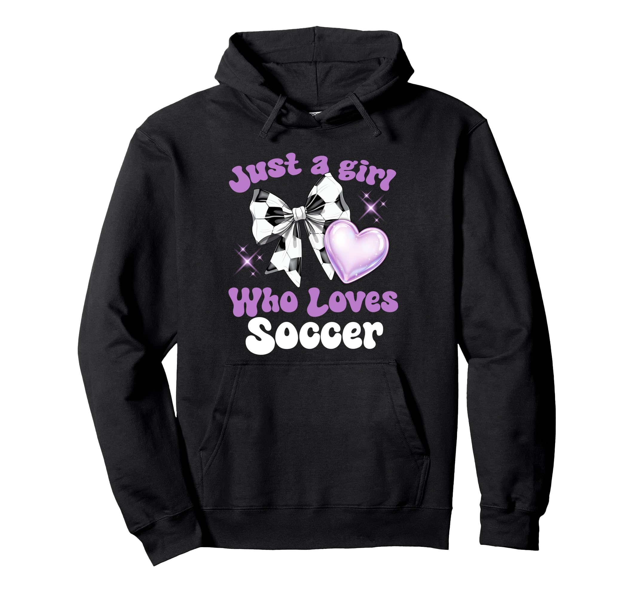 Just Who Loves Soccer Matching Soccer Hoodie - Trendy Graphic Men Women