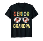 Senior Grandpa 2023 Soccer Class 2023 T-Shirt - Aesthetic Graphic Unisex