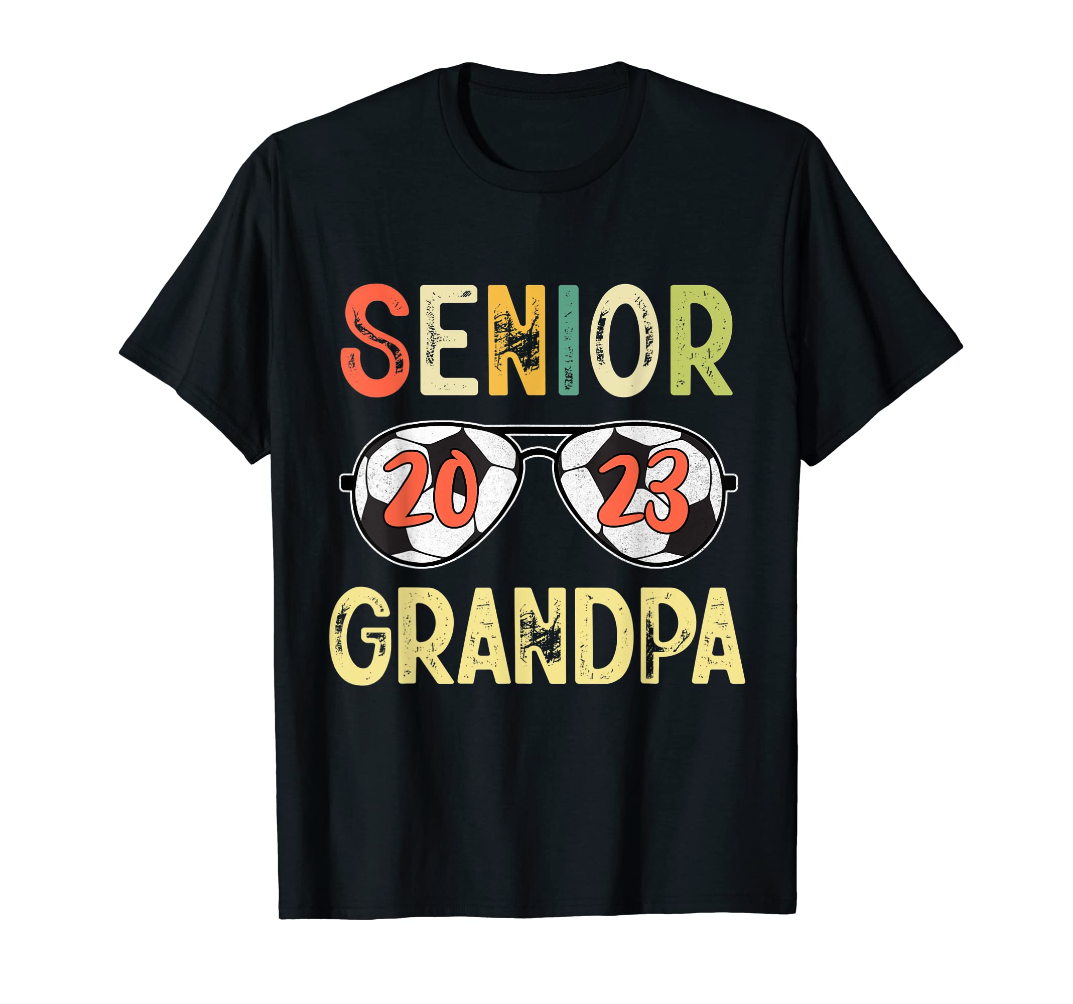 Senior Grandpa 2023 Soccer Class 2023 T-Shirt - Aesthetic Graphic Unisex