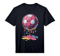 Soccer Ball Drip Ice Cream Drip Game T-Shirt - Streetwear Style Men Women