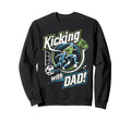 Father And Son Soccer Fun Fathers Day Sweatshirt - Custom Art Print Unisex