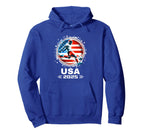 American Flag Soccer Soccer 2025 Hoodie - Trendy Graphic Men Women
