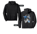 Messy Bun Hair Greek Soccer Greece Hoodie - Fun Novelty Design for Adults