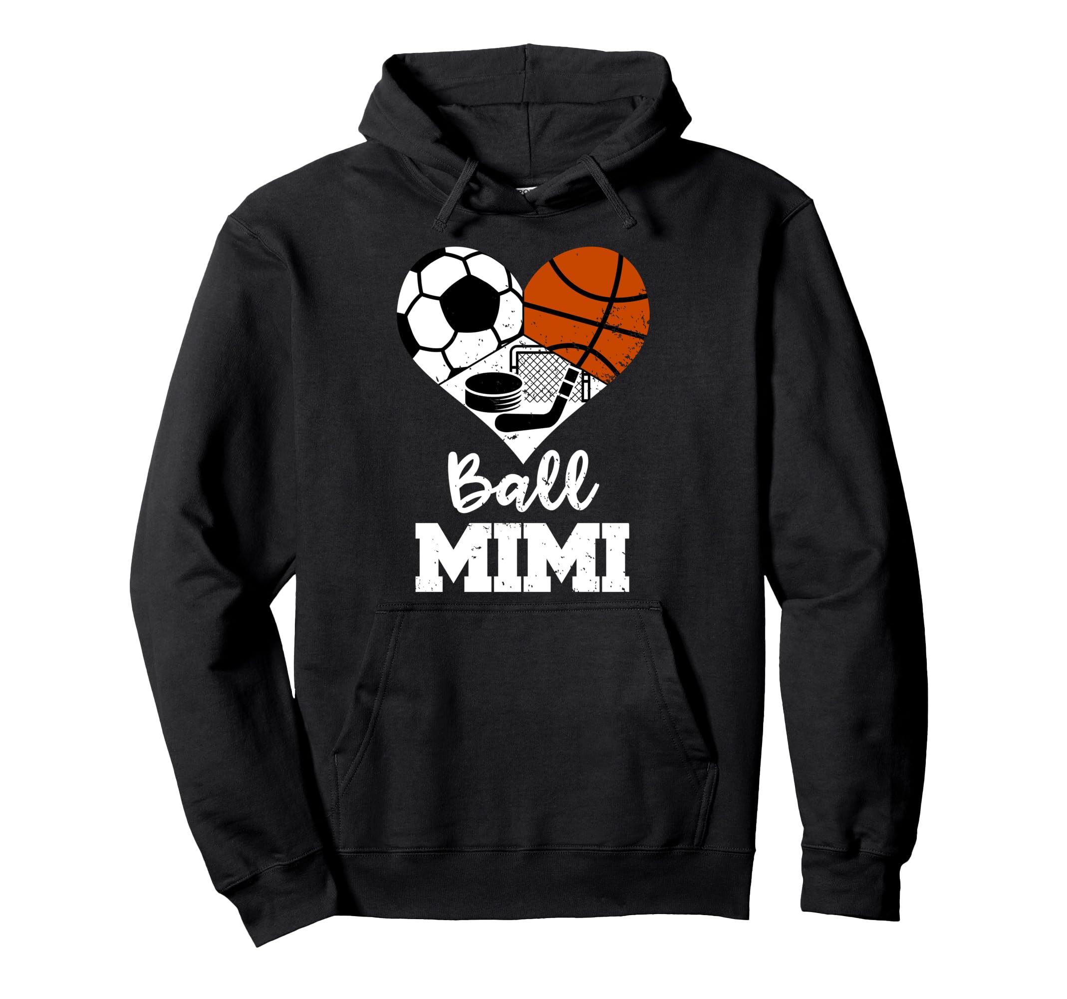 Ball Mimi Funny Soccer Basketball Hoodie - Streetwear Style Men Women