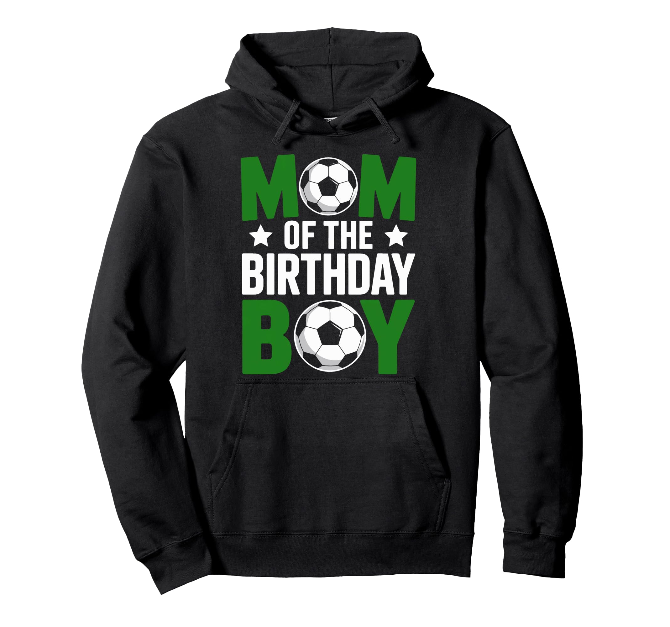 Proud Mom Birthday Soccer Players Hoodie - Minimalist Print Unisex