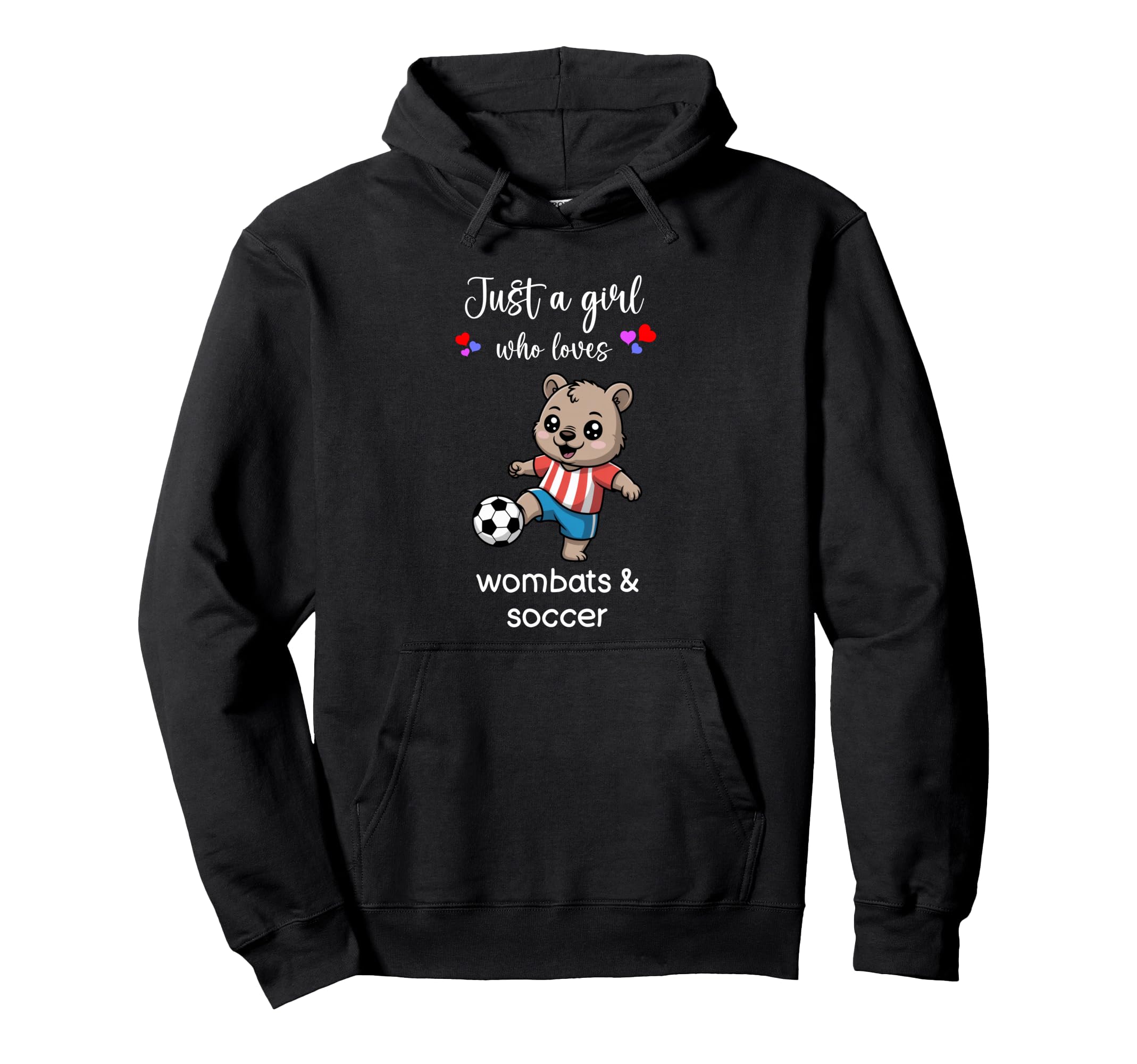 Wombat Soccer Wombat Soccer Hoodie - Aesthetic Graphic Unisex