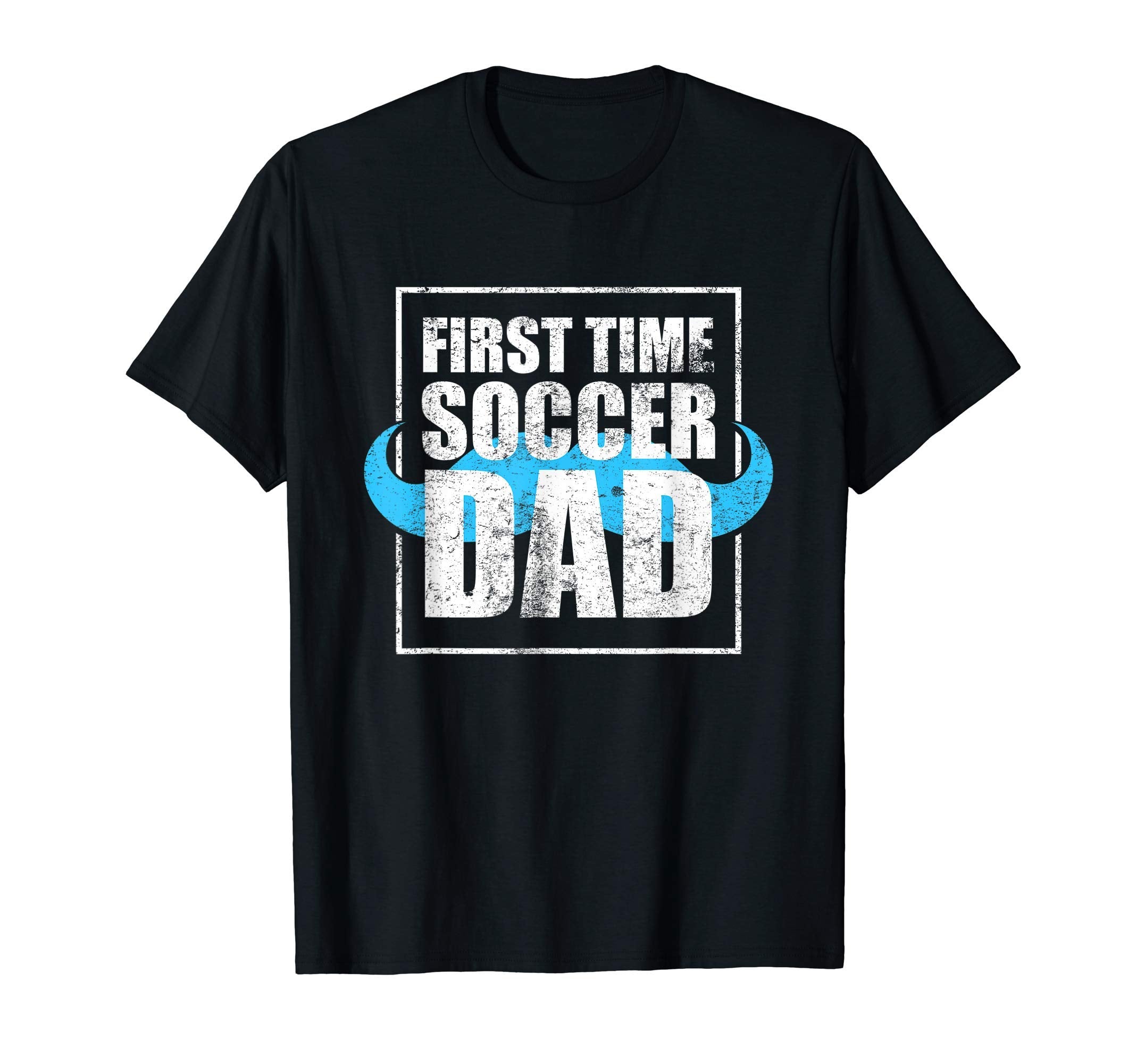New First Time Dad To Be Usa Flags Soccer T-Shirt - Graphic Print Unisex