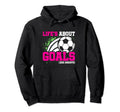 Soccer Player Lifes About Goals Assists Hoodie - Graphic Print Men Women