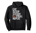 Eat Sleep Soccer Football Repeat Hoodie - Custom Art Print for Adults