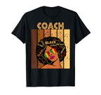 Coach Afro African American T-Shirt - Casual Everyday Wear for Adults