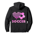 Soccer Heart Love Heartbeat Outfit Hoodie - Fun Novelty Design Men Women