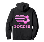 Soccer Heart Love Heartbeat Outfit Hoodie - Fun Novelty Design Men Women
