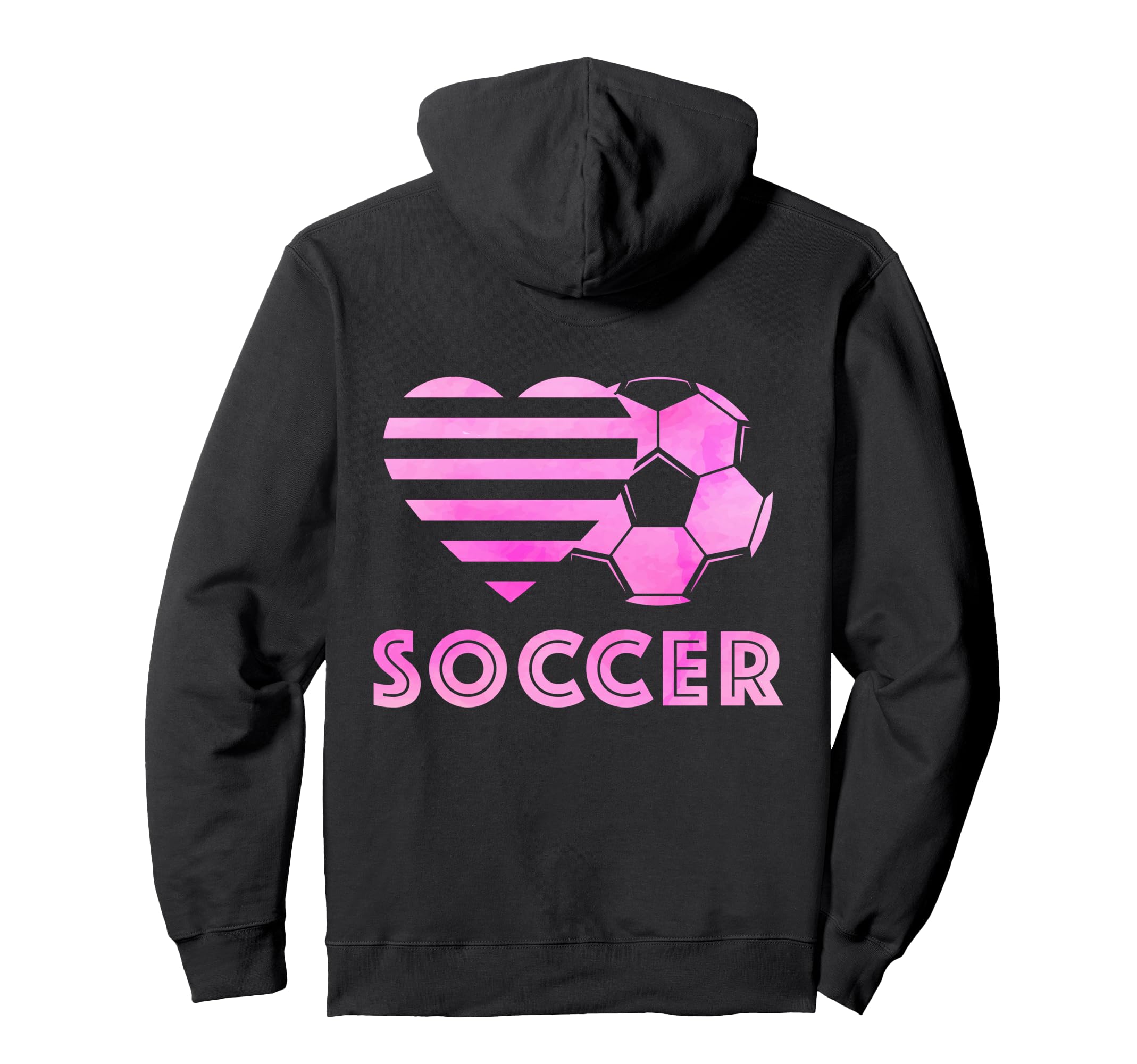 Soccer Heart Love Heartbeat Outfit Hoodie - Fun Novelty Design Men Women