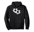 Soccer Heart Passion Sports Fan Hoodie - Novelty Apparel Unisex
