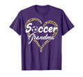 Soccer Grandma Leopard Heart Funny T-Shirt - Streetwear Style Unisex