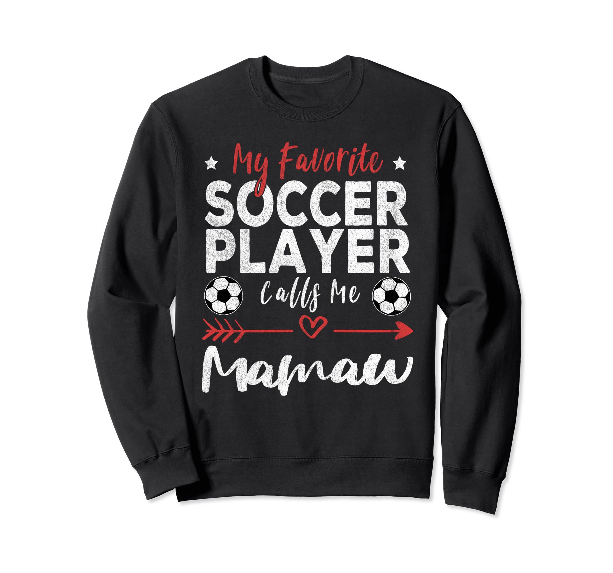 My Favorite Soccer Player Sweatshirt - Casual Everyday Wear for Adults