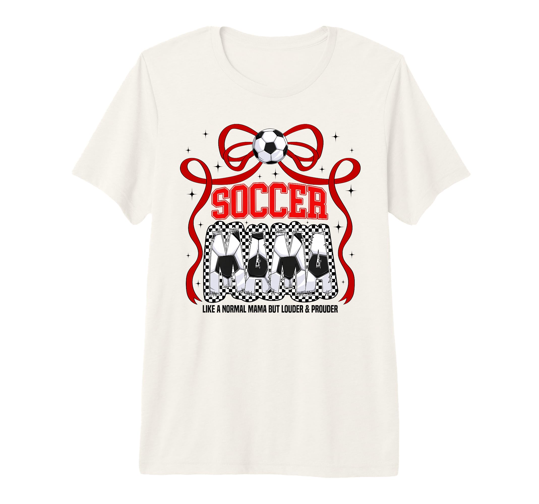 Soccer Mama Mom Coquette Soccer Lovers T-Shirt - Novelty Apparel Men Women