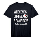 Mens Baller Mama Proud Soccer Volleyball T-Shirt - Graphic Print Men Women