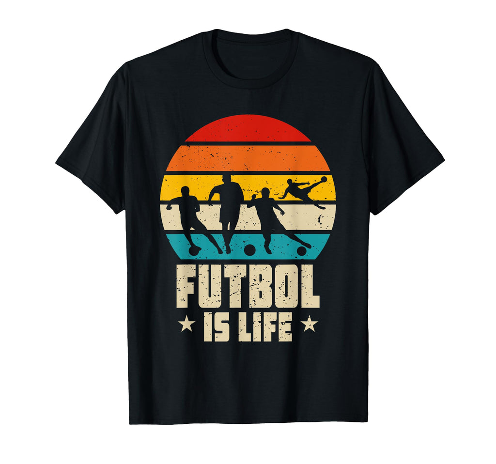 Futbol Is Life Soccer Football T-Shirt - Minimalist Print for Adults