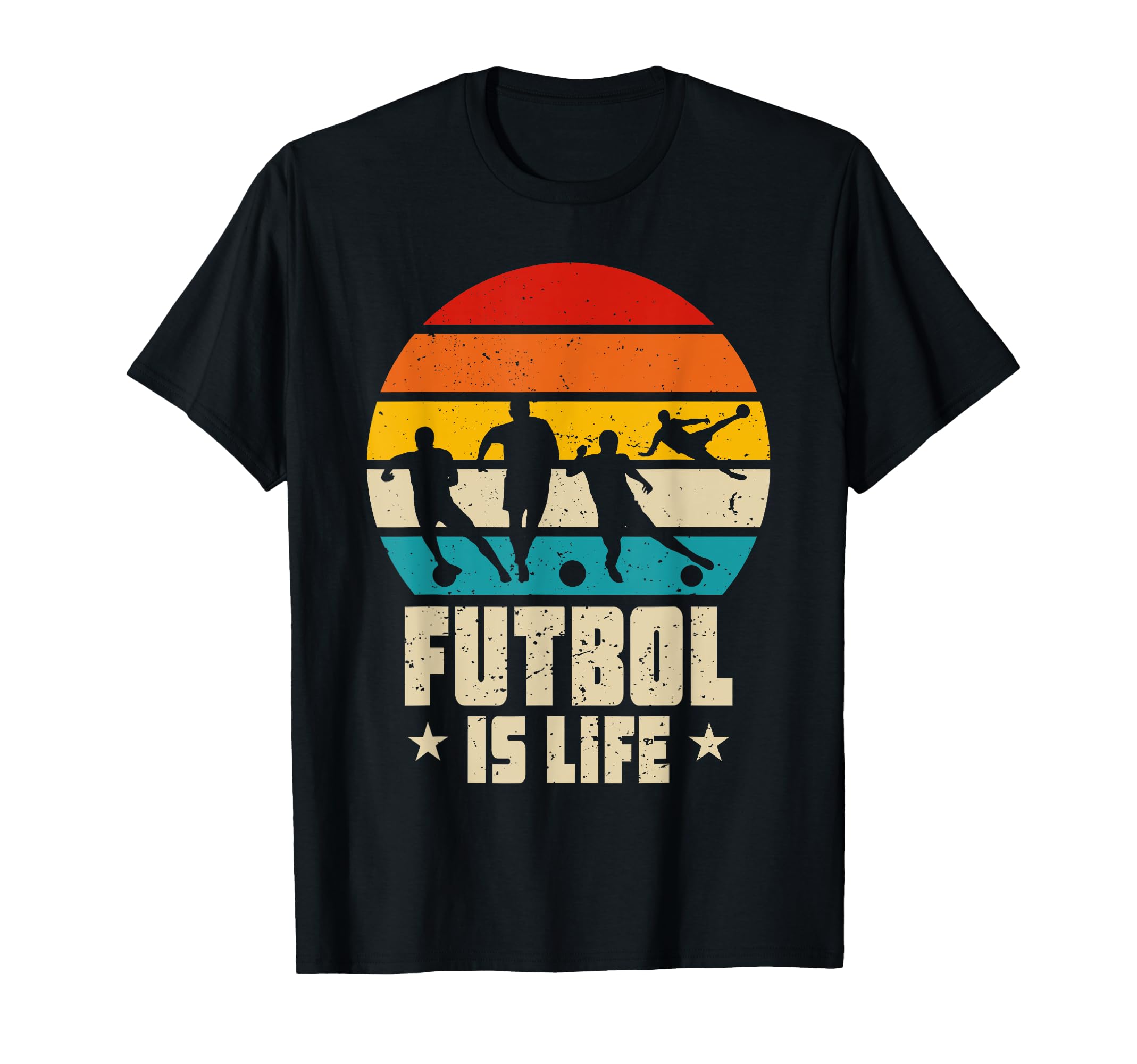 Futbol Is Life Soccer Football T-Shirt - Minimalist Print for Adults