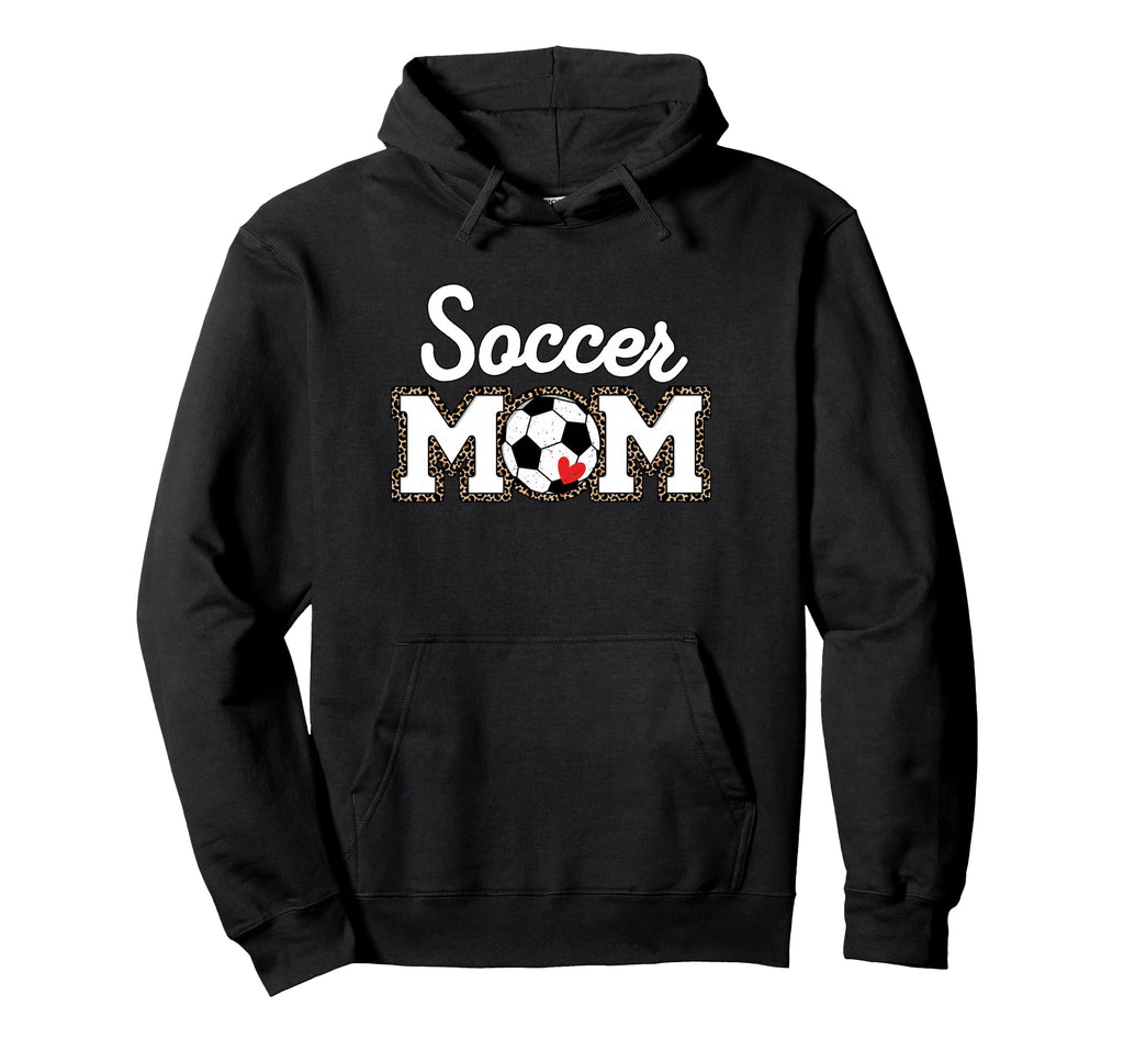 Soccer Mom Leopard Hoodie - Graphic Print for Adults
