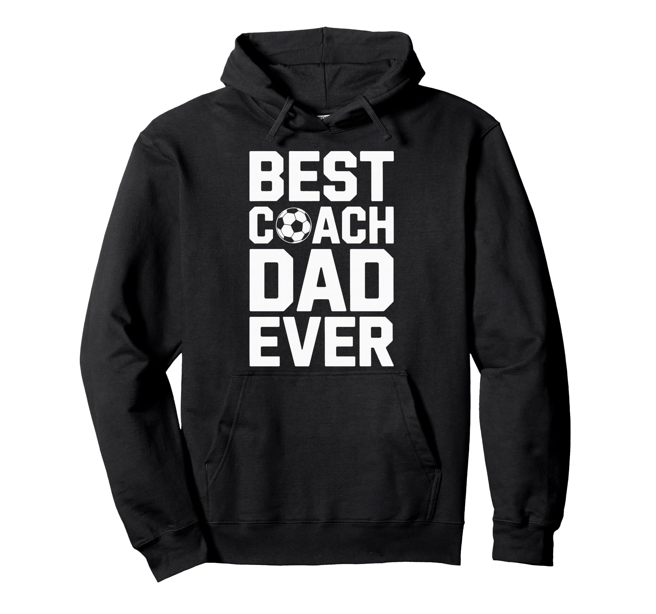 Best Coach Dad Ever Soccer Coaching Sport Hoodie - Unique Graphic Unisex