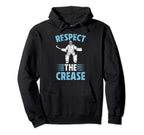 Respect Crease Ice Hockey Goalkeeper Hoodie - Minimalist Print Men Women