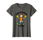 Sideline Support System Soccer Mom T-Shirt - Casual Everyday Wear Unisex