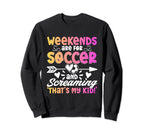 Soccer Fans Soccer Weekend Club Sweatshirt - Streetwear Style Men Women