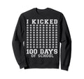 100 Days School Sports Soccer I Sweatshirt - Minimalist Print for Adults
