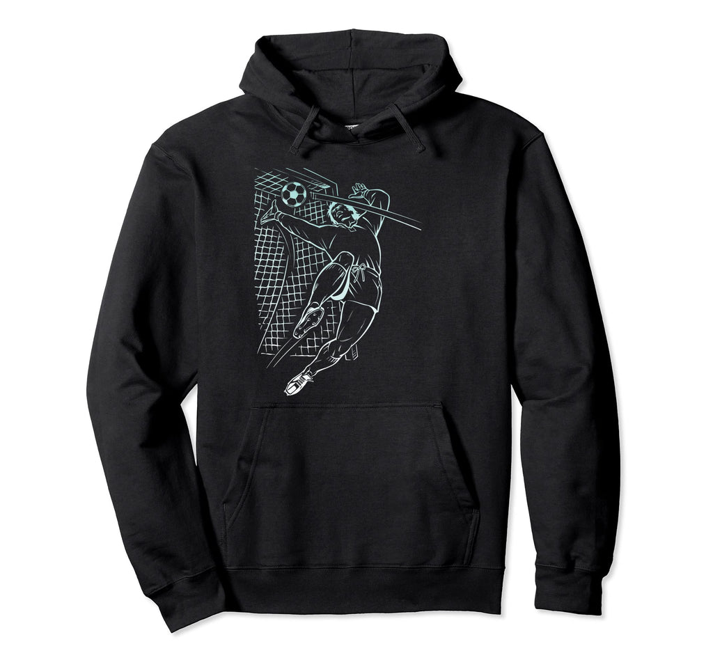 Goal Keeper Soccer Player Hoodie - Streetwear Style for Adults