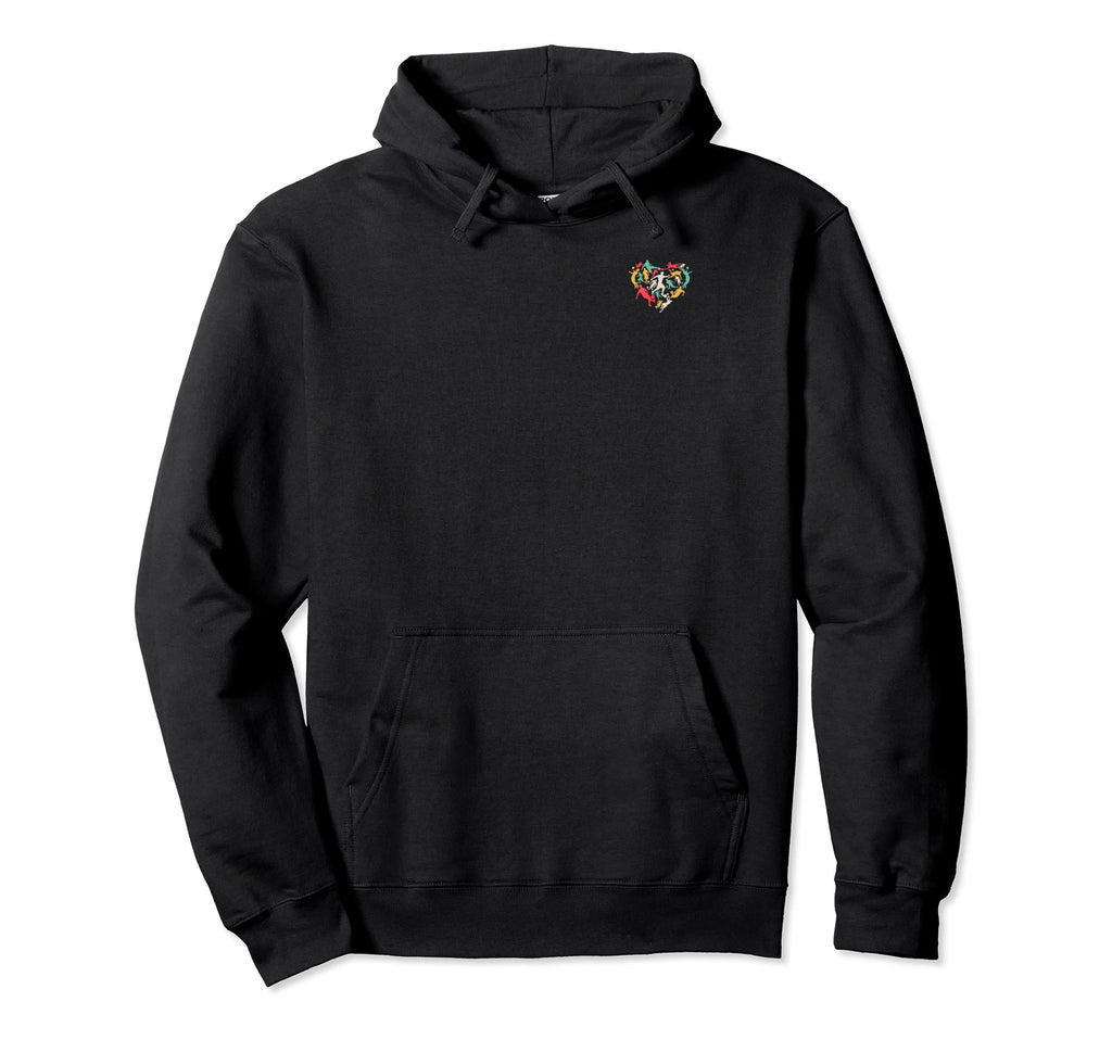 Soccer Player Heart Soccer Heart Hoodie - Casual Everyday Wear Men Women