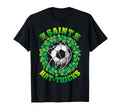 Saint Hat Trick Soccer Ball Net T-Shirt - Casual Everyday Wear Unisex