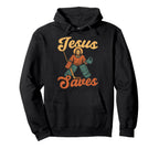 Ice Hockey Goalie Goalkeeper Jesus Hoodie - Fun Novelty Design for Adults