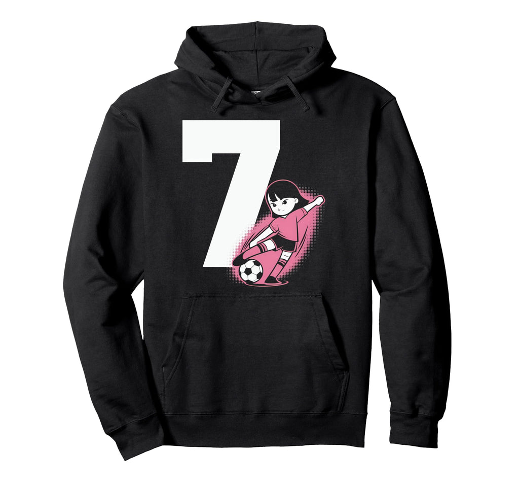 7 Soccer Birthday Gift Soccer Fan Hoodie - Casual Everyday Wear Men Women