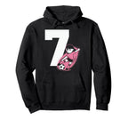 7 Soccer Birthday Gift Soccer Fan Hoodie - Casual Everyday Wear Men Women