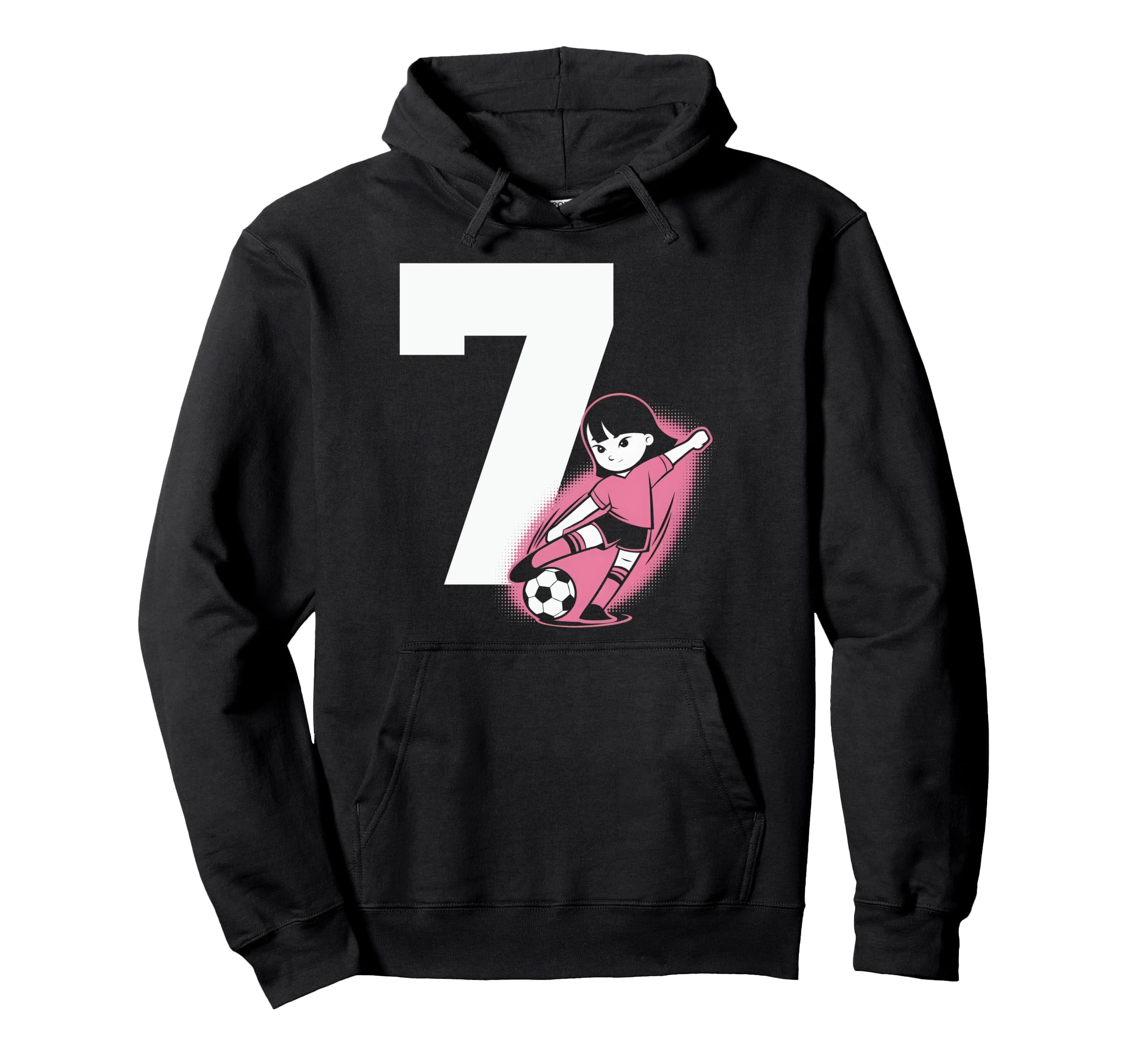 7 Soccer Birthday Gift Soccer Fan Hoodie - Casual Everyday Wear Men Women