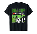 Granny Birthday Soccer Group Family T-Shirt - Custom Art Print for Adults