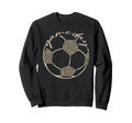 Soccer Game Day Leopard Cheetah Sweatshirt - Unique Graphic Men Women
