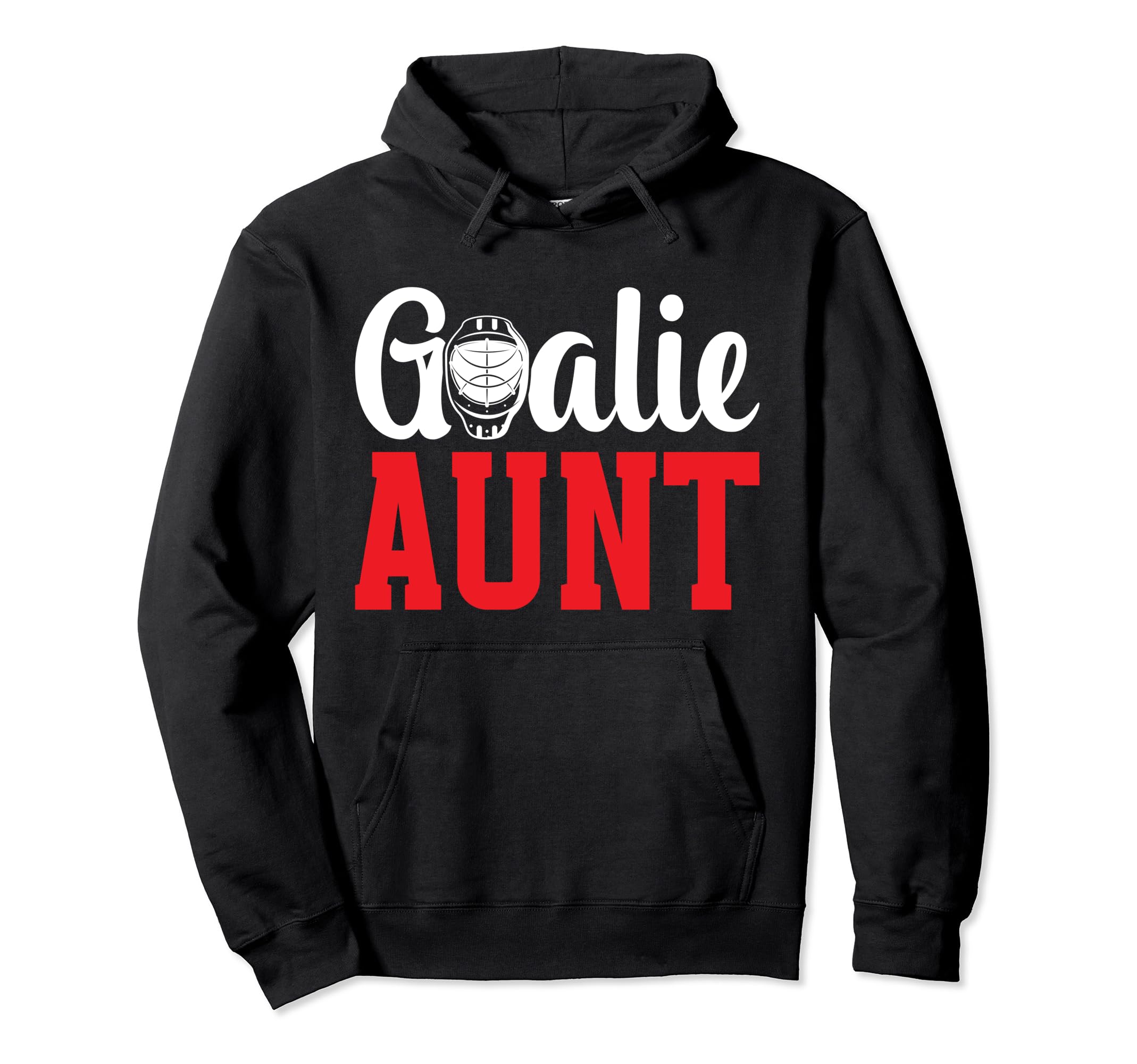 Ice Hockey Goalie Aunt Ice Hockey Hoodie - Trendy Graphic for Adults