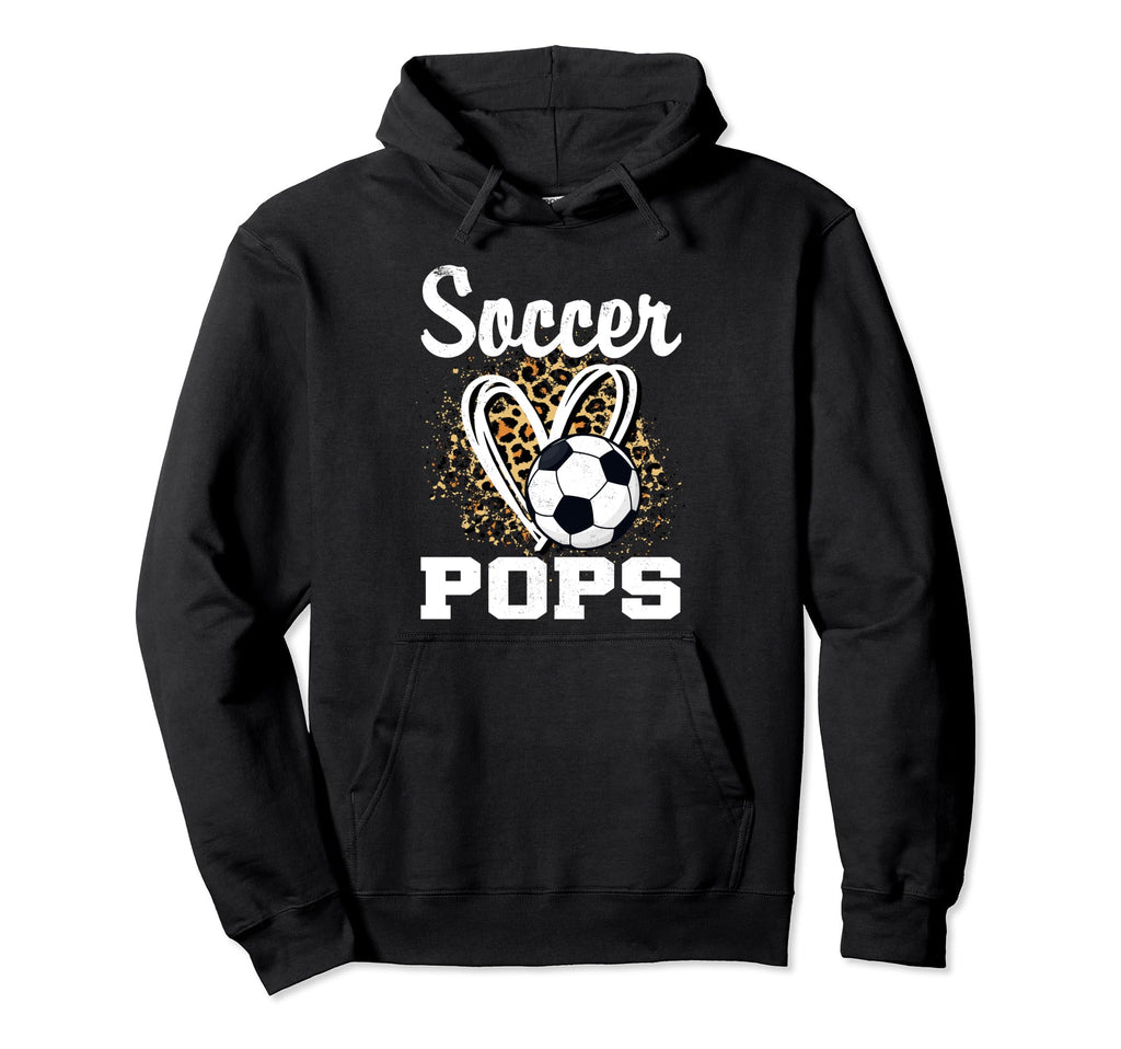 Soccer Pops Leopard Heart Matching Family Hoodie - Novelty Apparel Unisex