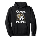 Soccer Pops Leopard Heart Matching Family Hoodie - Novelty Apparel Unisex