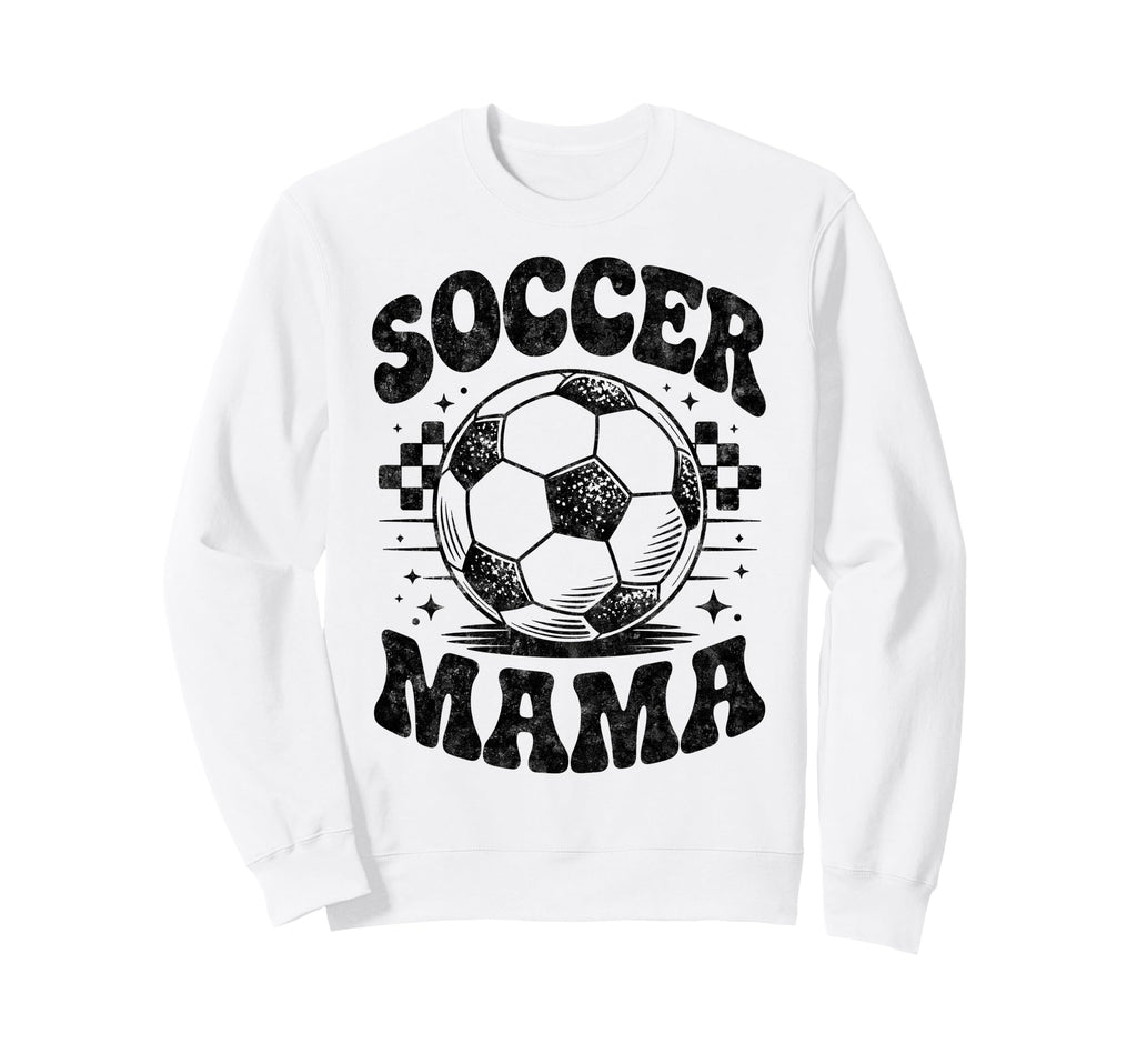 Soccer Mama Football Soccer Player Sweatshirt - Fun Novelty Design Unisex
