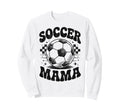 Soccer Mama Football Soccer Player Sweatshirt - Fun Novelty Design Unisex